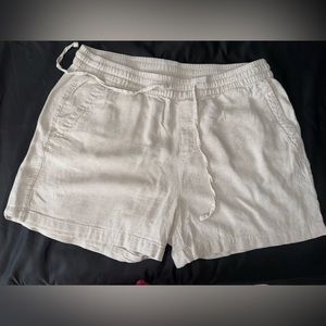 Old Navy Linen Blend Pull On Shorts Size Large